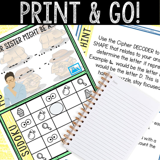 Escape Room for Kids - DIY Printable Game – Birthday Blast Escape Room Kit