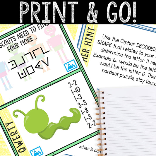 Escape Room for Kids - DIY Printable Game – Midnight Museum Escape Room Kit