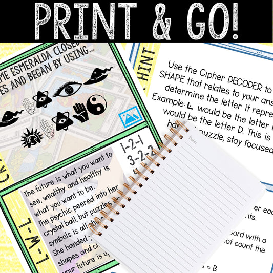 Escape Room Game for Kids - Printable Party Game