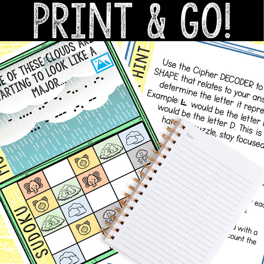 Escape Room for Kids - Printable Party Game – Black Hole Escape Room Kit