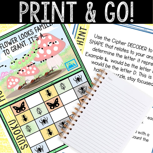 Escape Room for Kids - DIY Printable Game – Grant the Ant Escape Room Kit