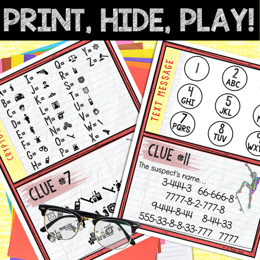 Murder Mystery Game for Kids – Spy Party – Stolen Blueprint