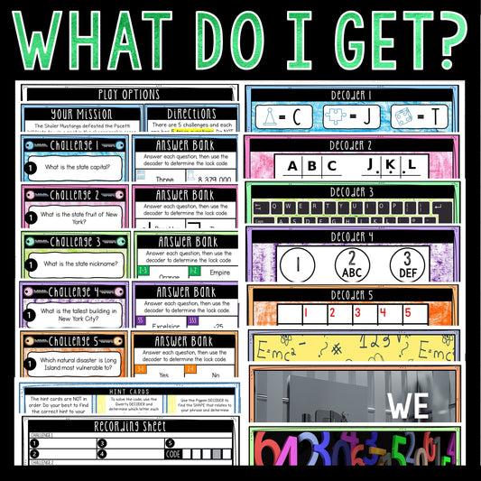New York Trivia Game - Escape Room for Kids - Printable Party Game – Birthday Party Game - Kids Activity – Family Game