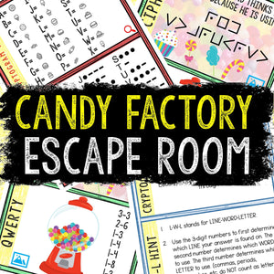 Escape Room for Kids - DIY Printable Game – Candy Factory Escape Room Kit