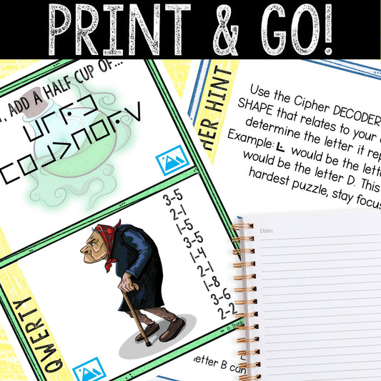 Escape Room for Kids - DIY Printable Game – Secret Potion Escape Room Kit