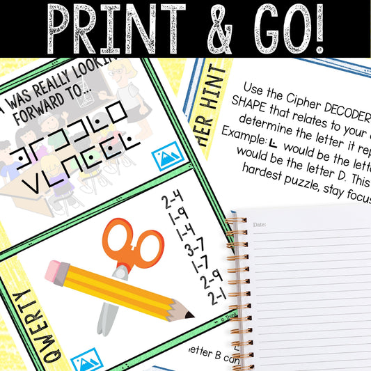 Escape Room for Kids - DIY Printable Game – Teacher's Mistake Escape Room Kit