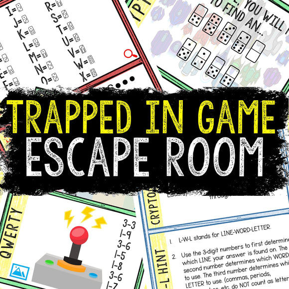 Escape Room for Kids - DIY Printable Game – Trapped in Game Escape Room Kit