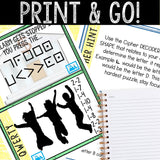 Escape Room for Kids - Printable Party Game – Bank Alarm Escape Room Kit