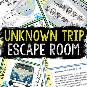 Escape Room for Kids - DIY Printable Game – Unknown Trip Escape Room Kit