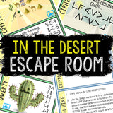 Escape Room for Kids - Printable Party Game – In The Desert Escape Room Kit