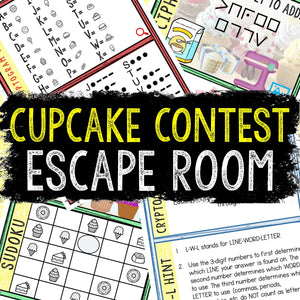 Escape Room for Kids - DIY Printable Game – Cupcake Contest Escape Room Kit