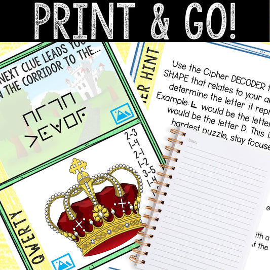 Escape Room for Kids - DIY Printable Game – Princess Scroll Escape Room Kit