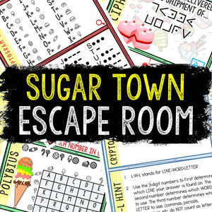 Escape Room for Kids - DIY Printable Game – Sugar Town Escape Room Kit