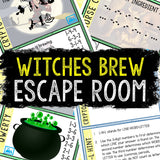 Halloween Escape Room for Kids - Printable Party Game – Witches Brew Escape Room – Birthday Party Games - Kids Puzzles – Family Game Night