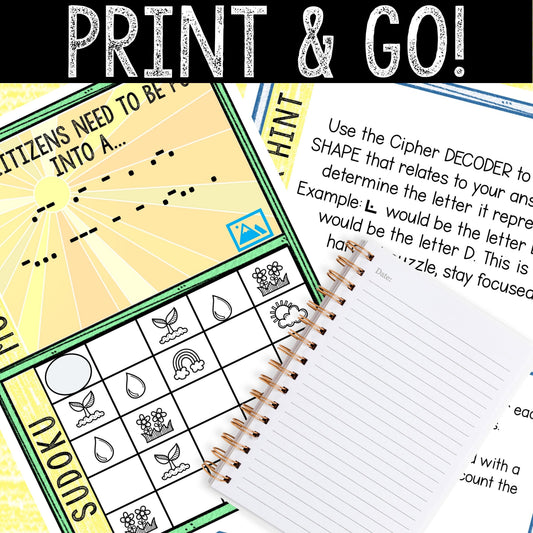 Escape Room for Kids - Printable Party Game – Lost City Escape Room Kit