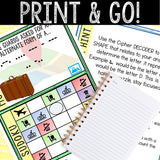 Escape Room for Kids - Printable Party Game – Passport Mix-Up Escape Room Kit