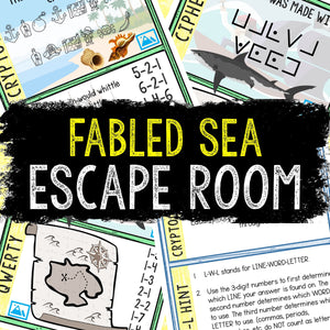 Escape Room for Kids - Printable Party Game – Fabled Sea Escape Room Kit