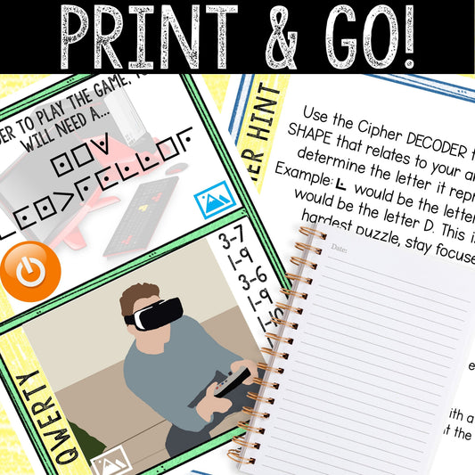 Escape Room for Kids - Printable Party Game – Birthday Box Escape Room Kit