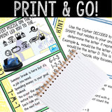 Escape Room for Kids - Printable Party Game – Summer Job Escape Room Kit
