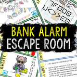 Escape Room for Kids - Printable Party Game – Bank Alarm Escape Room Kit