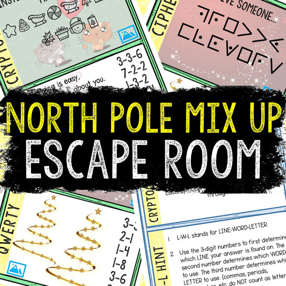 Christmas Escape Room for Kids - Printable Party Game – North Pole