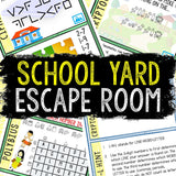Escape Room for Kids - Printable Party Game – School Yard Escape Room Kit