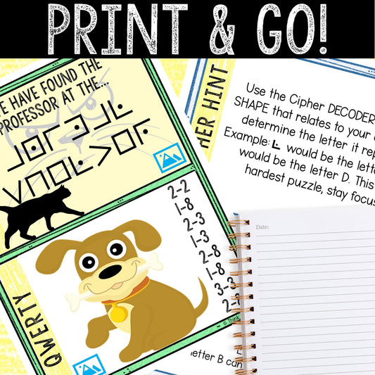 Escape Room for Kids - DIY Printable Game – Hero Needed Escape Room Kit