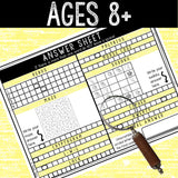 Escape Room for Kids - Printable Party Game – Hidden Valuables Escape Room Kit – Birthday Party Games - Kids Puzzles – Family Game Night