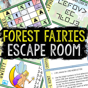 Escape Room for Kids - Printable Party Game – Forest Fairy Escape Room Kit