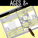 Escape Room for Kids - Printable Party Game – Magic Key Escape Room Kit – Birthday Party Games - Kids Puzzles – Family Game Night