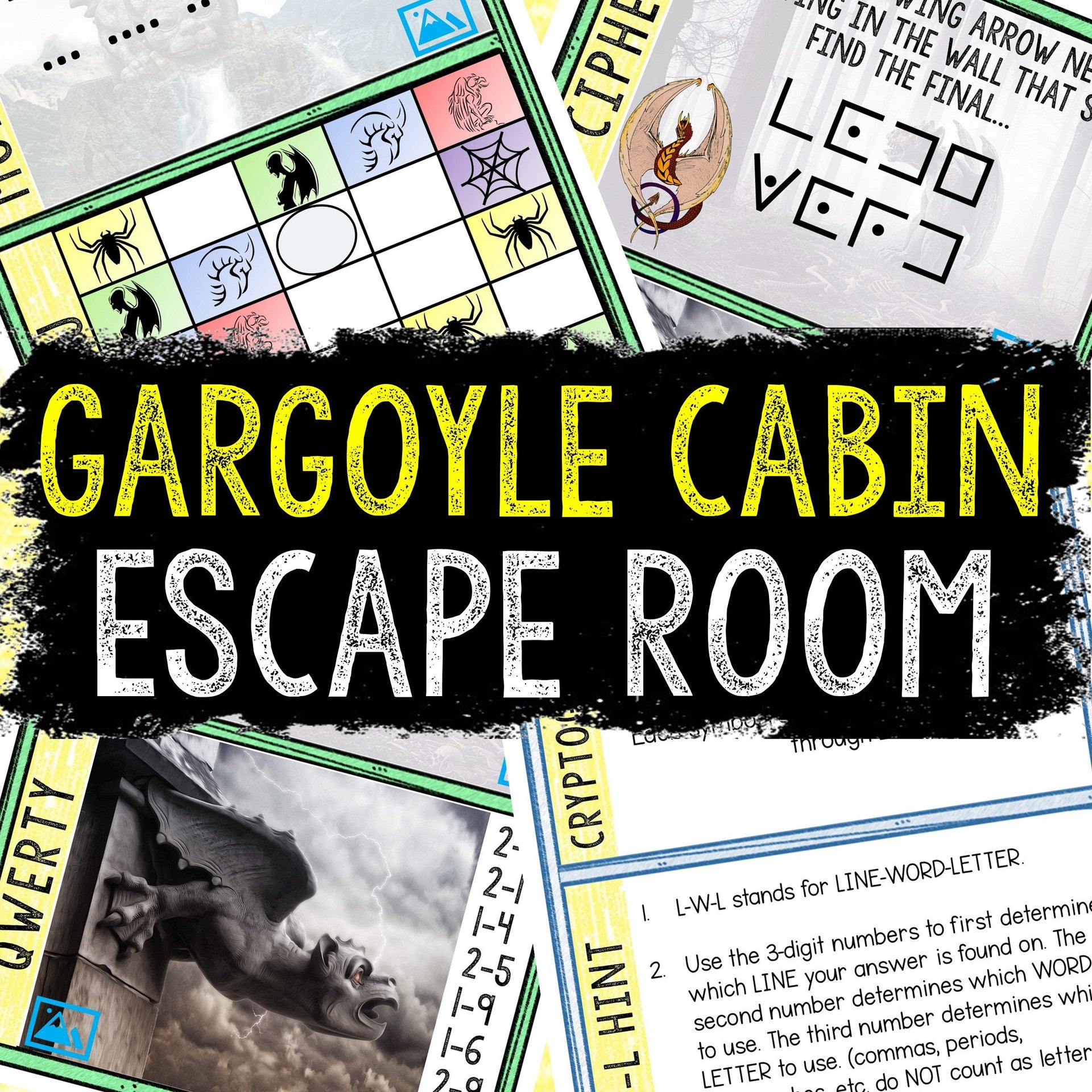 Escape Room for Kids - Printable Party Game – Gargoyle Cabin