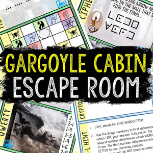Escape Room for Kids - Printable Party Game – Gargoyle Cabin Escape Room Kit