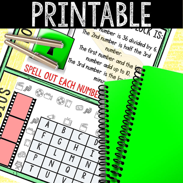 Escape Room for Kids - Printable Party Game – Movie Script