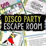 Escape Room for Kids - Printable Party Game – Disco Party Escape Room Kit