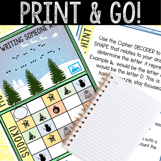Christmas Escape Room for Kids - Printable Party Game – North Pole