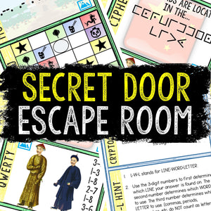 Escape Room for Kids - Printable Party Game – Secret Door Escape Room Kit