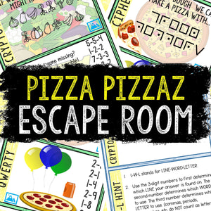 Escape Room for Kids - Printable Party Game – Pizza Pizzaz Escape Room Kit
