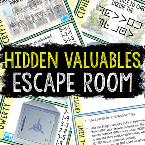 Escape Room for Kids - Printable Party Game – Hidden Valuables Escape Room Kit