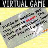 Baseball Theme Virtual Scavenger Hunt for Kids - Digital Party Game
