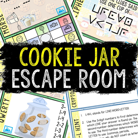 Escape Room for Kids - Printable Party Game – Cookie Jar Escape Room Kit