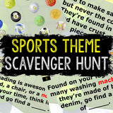 Sports Virtual Scavenger Hunt for Kids - Digital Party Game