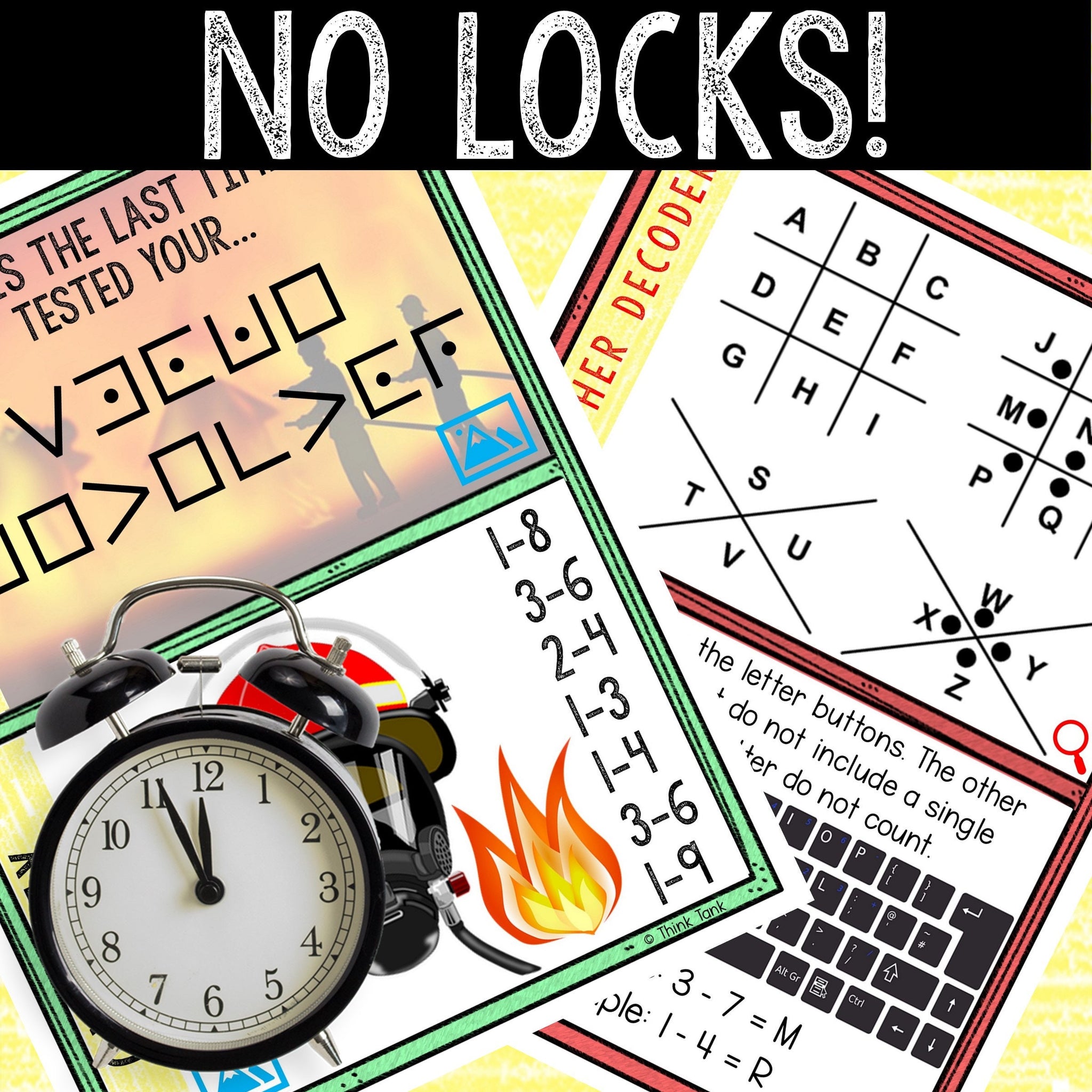 Escape Room for Kids - Printable Party Game – Firefighter