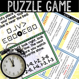 Wizard Theme Treasure Hunt for Kids - Printable Puzzle Game - Indoor Scavenger Hunt