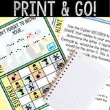 Escape Room for Kids - Printable Party Game – Construction Escape Room Kit