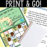 Escape Room for Kids - Printable Party Game – Softball Escape Room Kit
