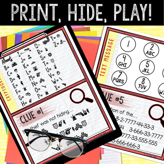 Murder Mystery Game for Kids – Spy Party – Ruby Earrings