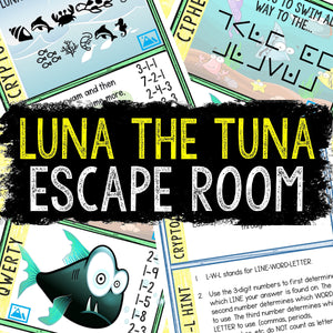 Escape Room for Kids - Printable Party Game – Luna the Tuna Escape Room Kit