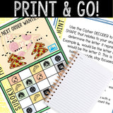 Escape Room for Kids - Printable Party Game – Xander's Pizza Escape Room Kit