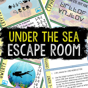 Escape Room for Kids - Printable Party Game – Under the Sea Escape Room Kit