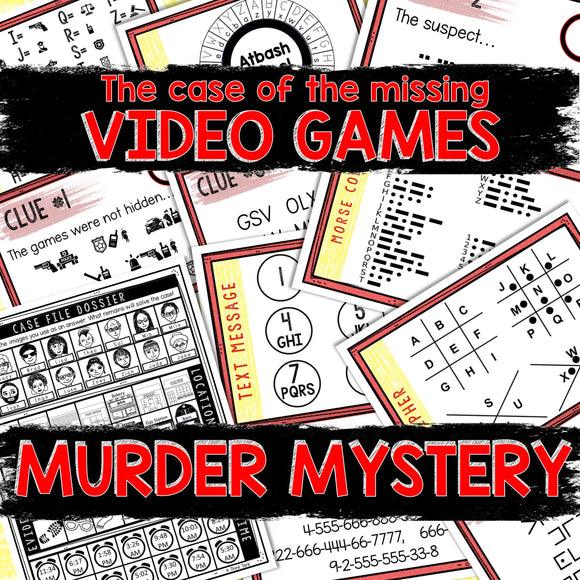 Murder Mystery Game for Kids – Spy Party – Video Games Missing